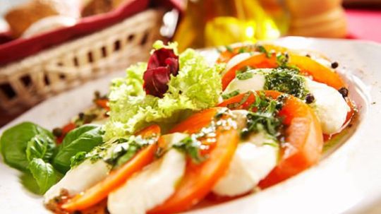 a close up of a plate of food