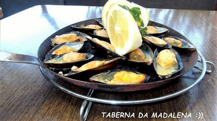 a plate of food on a table